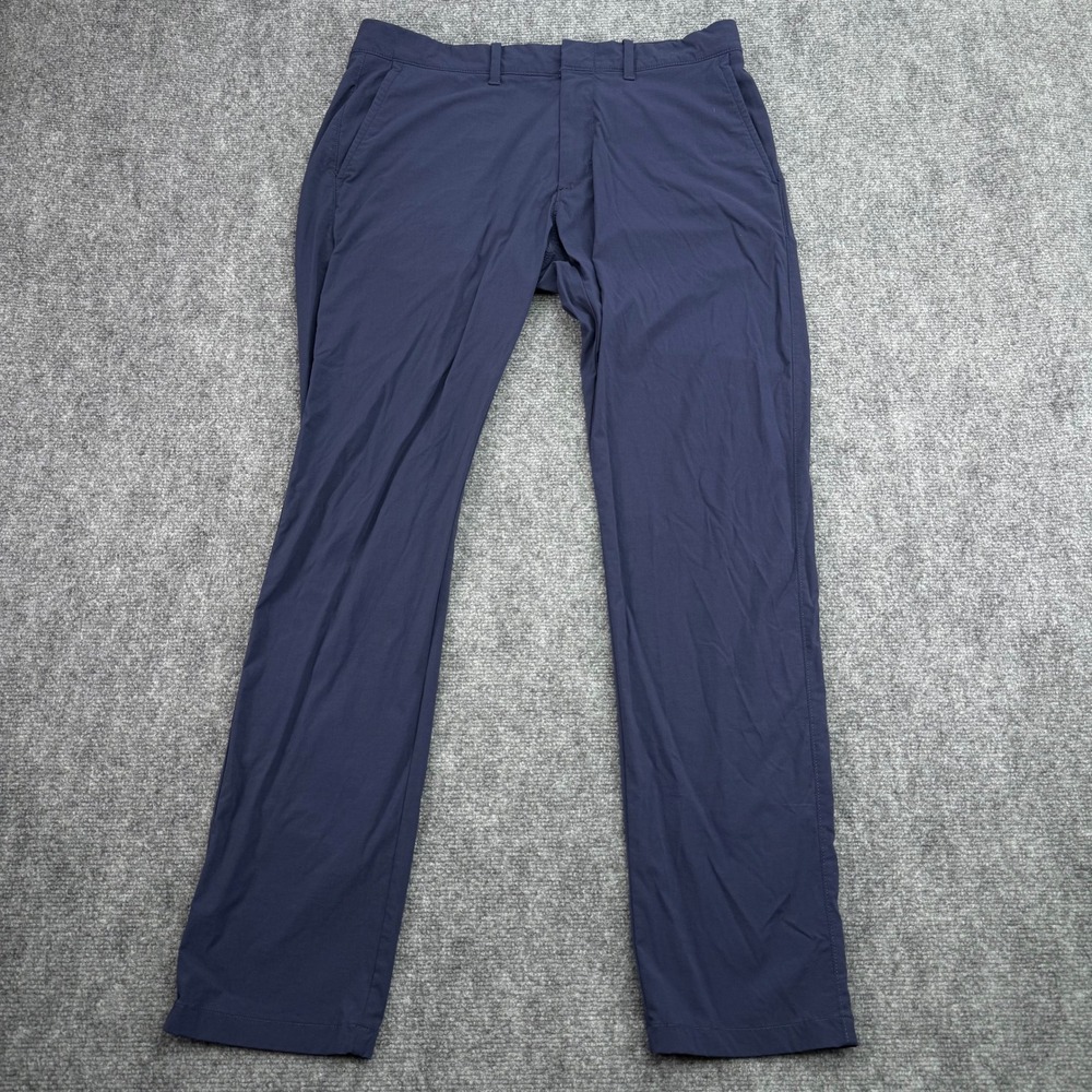 J Crew Pants Mens 32x32 (Fits 34x30)‎ Blue 484 Slim Stretch Lightweight Golf